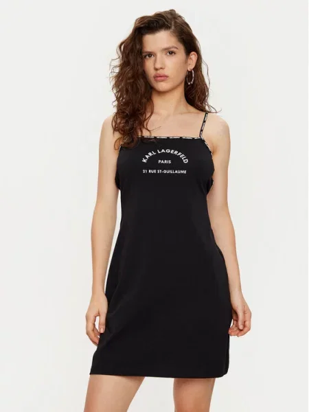 KARL LAGERFELD Нічна сорочка чорний