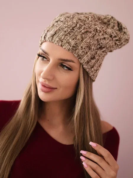 Șapcă Kesi din fleece bej