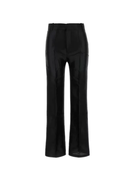 Pantaloni Destree din satin negru