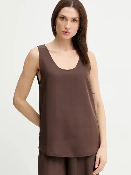 Simona Corsellini bluzka brązowa