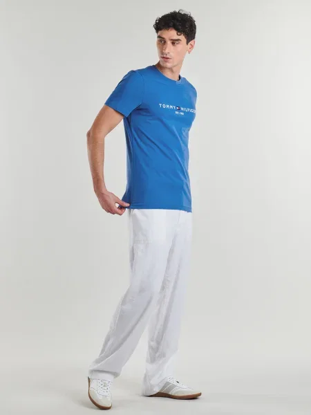 Tricou Tommy Hilfiger albastru