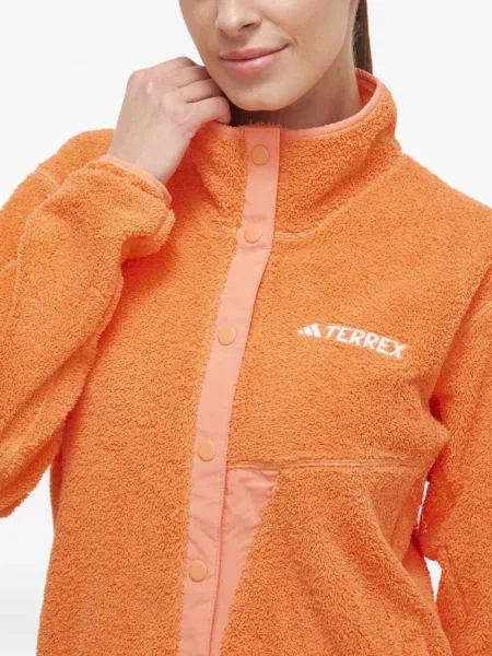 Geacă Adidas cu dungi alergare cu glugă verde