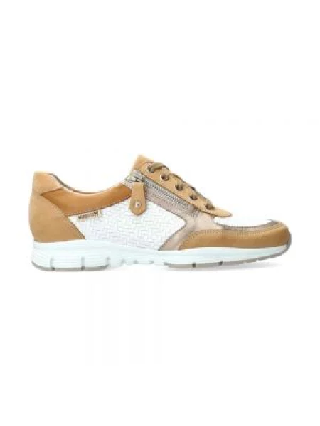 Sneakersy Mephisto skórzane beżowe