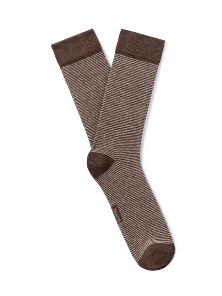 Nogavice Celio rjava