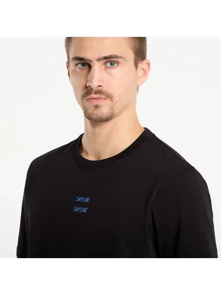 Тениска Samsøe Samsøe Sacards T-Shirt Black Cards L черно