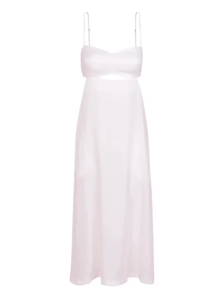 Lniana sukienka midi Lenny Niemeyer biała