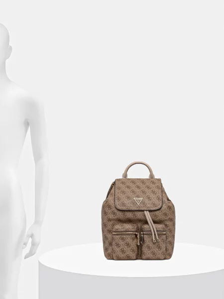Маленький рюкзак Guess бежевый