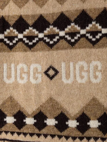 UGG fular cu amestec de lână BRAYLEE bej