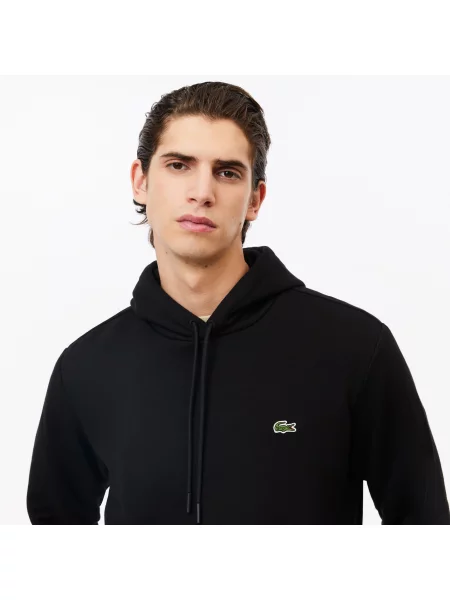 Lacoste Bluza Z Kapturem czarna