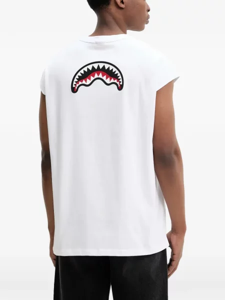Tricou Sprayground cu imagine alb
