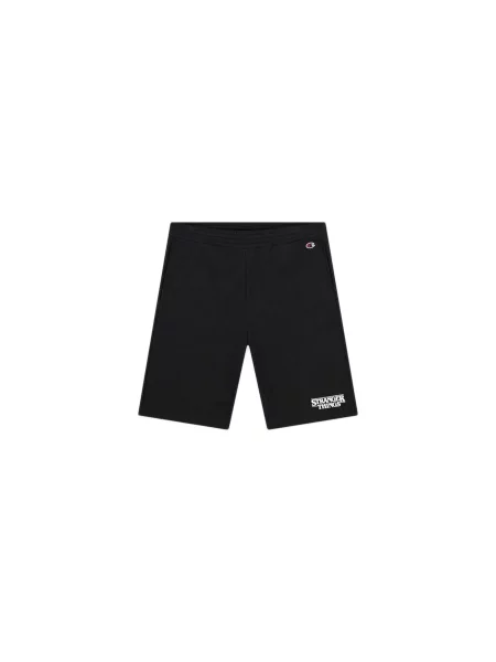 Champion X Stranger Things Unisex Shorts Mężczyźni Szorty Champion Size: M czarny