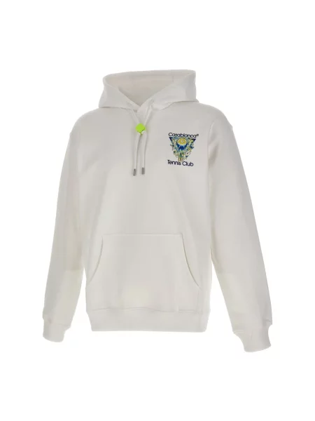 Bluza z kapturem Casablanca z kapturem do tenisa biała