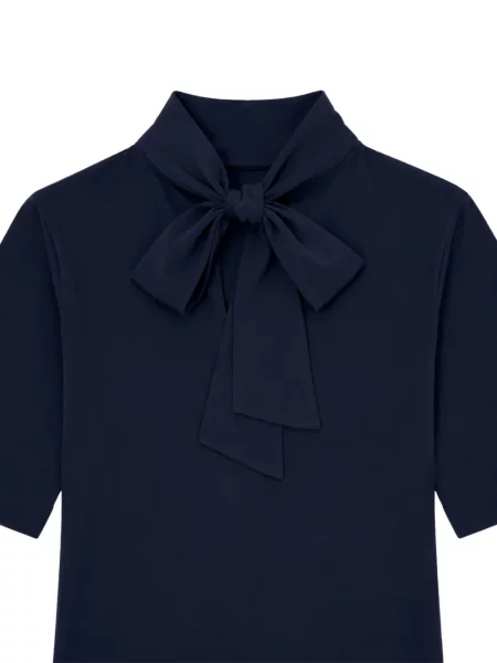 Scurt tricou Seventy cu funde albastru