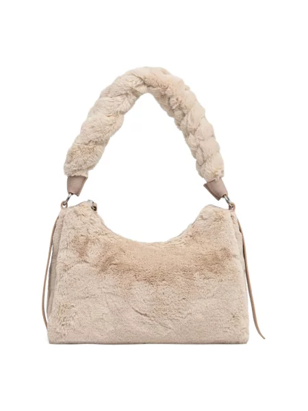 Coccinelle Torebki Kobieta ONE SIZE Skóra Boheme Shoulder Bag beżowy
