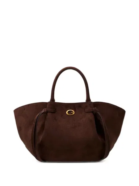 Szarvasbőr kézitáska Guess barna