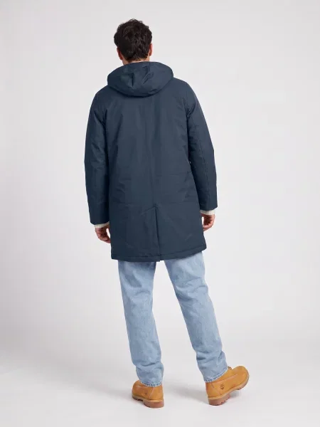 Geacă K-way din țesătură twill albastru