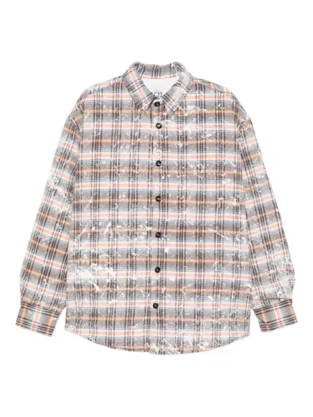 Geacă Lc23 în carouri maro