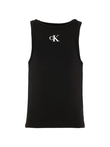 Podkoszulka dziecięca Calvin Klein czarna