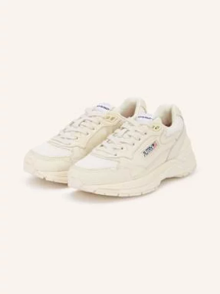 Autry Sneakersy Hyperway Low Gp weiss beżowe