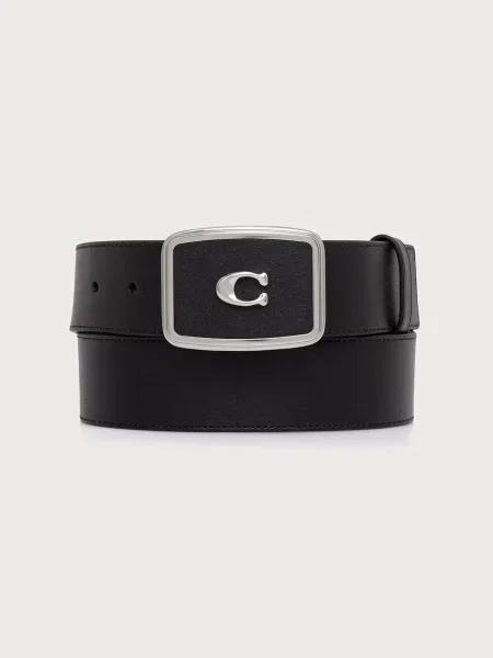 Coach curea pentru femei din piele negru
