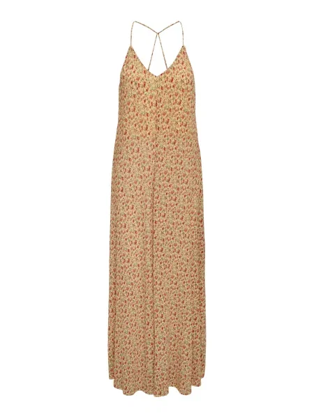 ONLY Rochie Lilja galben muștar / verde roșu