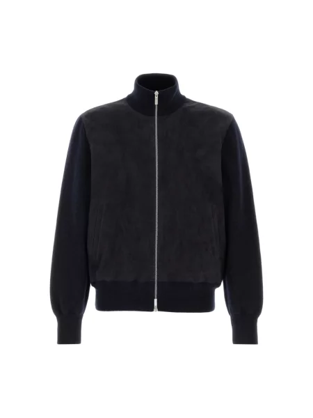 Kurtka bomber Ferragamo niebieski