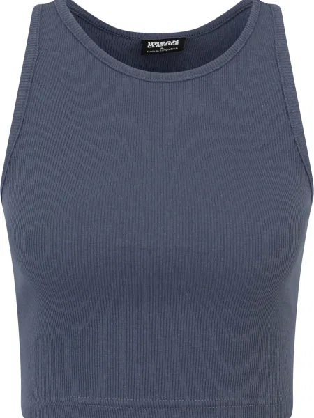 Urban Classics Top safir alb