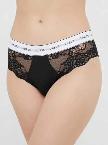 Guess Класически дамски бикини Belle черен