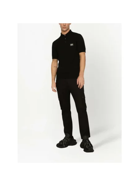Koszulka polo Dolce And Gabbana czarna