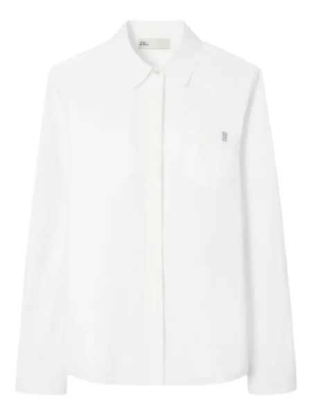 Cămașă Tory Burch lungă alb