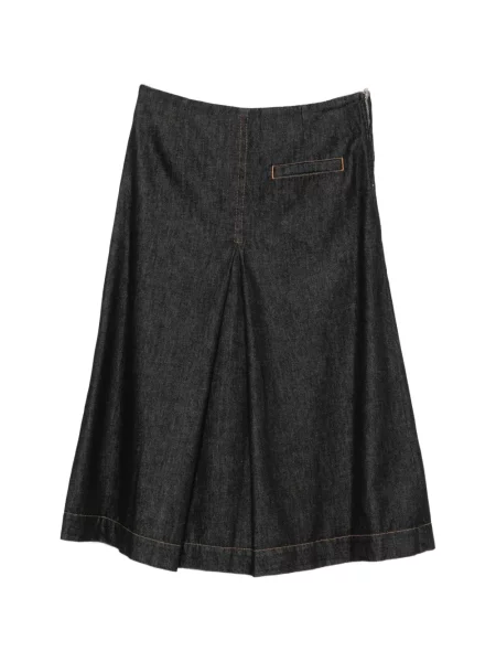 Cu centură fustă midi Semicouture negru