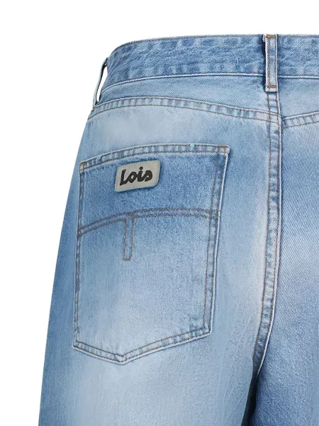 Blugi Lois Jeans zdrențuiți albastru