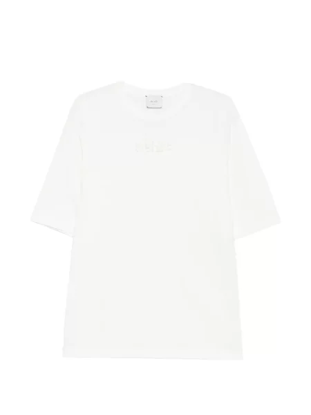 Tricou Alysi cu perle alb