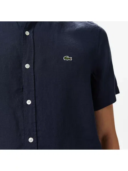 Lacoste Koszula granatowa
