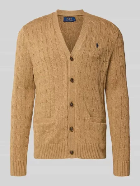 Kurtka z dzianiny z listwą guzikową Polo Ralph Lauren