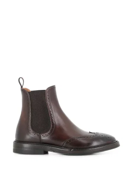 Botine chelsea Alberto Fasciani din piele maro