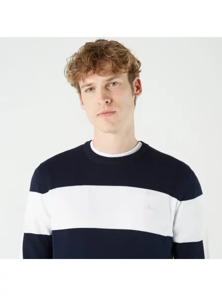Lacoste Sweter granatowy