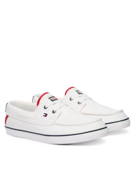 Tenisice Tommy Hilfiger Th Boat Vulc Sneaker Canvas bijela