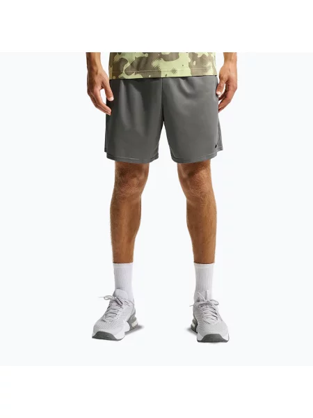Pantaloni scurți de antrenament pentru bărbați Nike Flex smoke grey/black negru