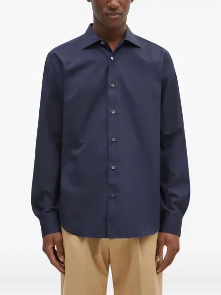 Cămașă Paul Smith lungă albastru