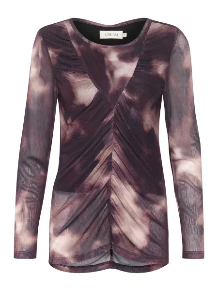 Cream Tricou Olly mov vânătă / pal / purpuriu roz