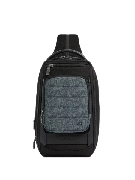 Matlasat rucsac Piquadro cu imagine negru