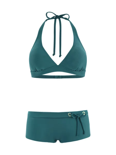 BRUNO BANANI Costum de baie două piese verde