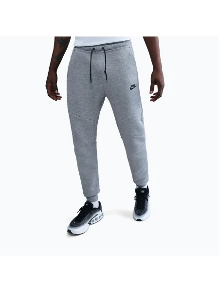Pantaloni pentru bărbați Nike Tech Joggers dark grey heather/black negru