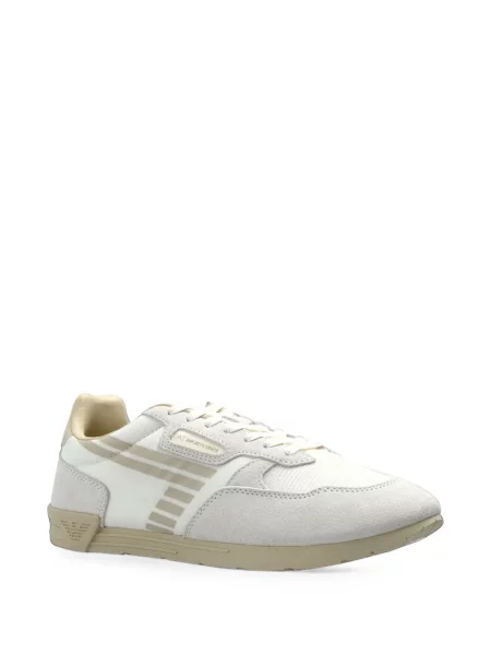 Szarvasbőr sneaker Ea7 Emporio Armani fehér