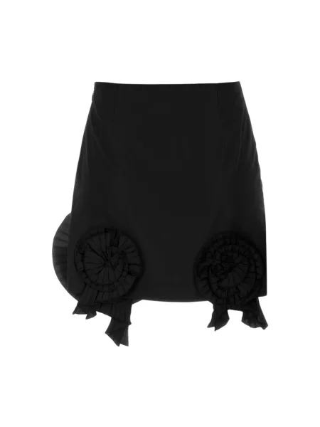Spódnica mini Blumarine z falbankami czarna