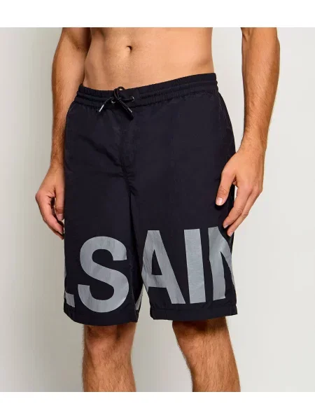 Pantaloni scurți Allsaints negru
