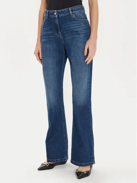 TWINSET Blugi Flare Fit albastru