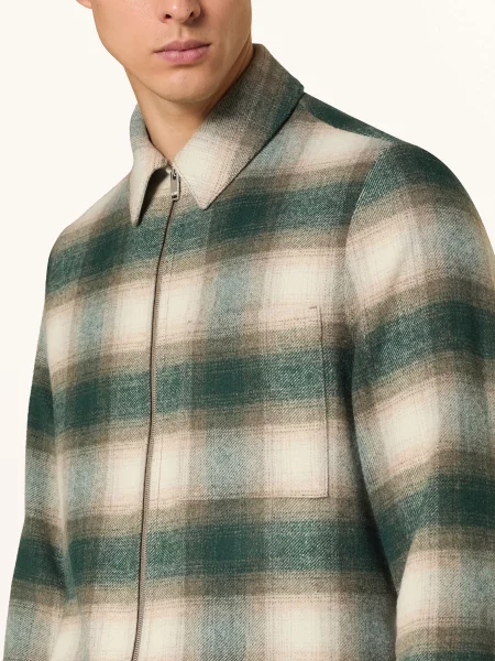 Drykorn Bunda Nikano tmavě zelená/ khaki/ režná zelená