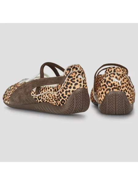 PUMA Bokaszíj balerina Speedcat Wild csokoládé / világosbarna barna